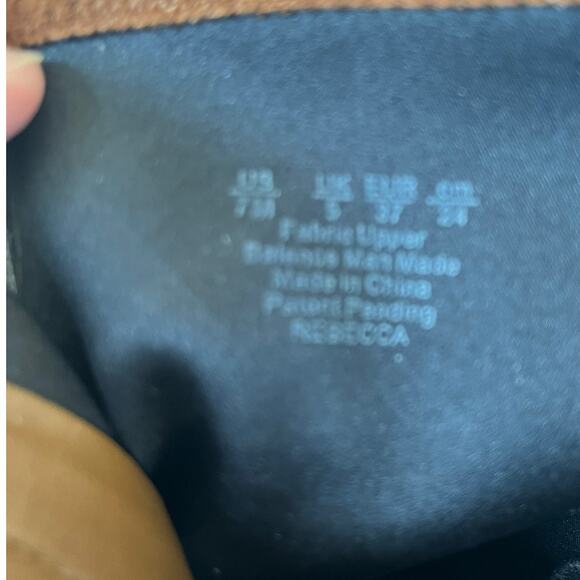 Naturalizer Rebecca Mid-Calf Boots Booties Womens Size 7 Rust Faux Suede Heels - Picture 9 of 10